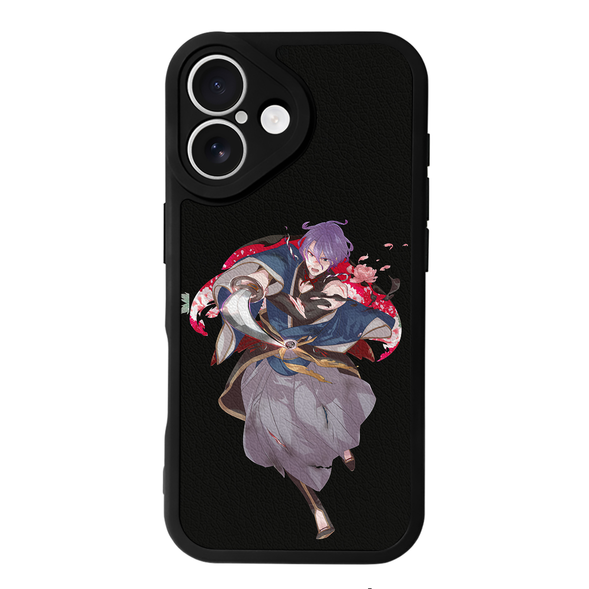 （画像用） 刀剣乱舞 Touken Ranbu 【iPhone 16シリーズ対応】シリコンスマホケース（レザー調） 材質：シリコン